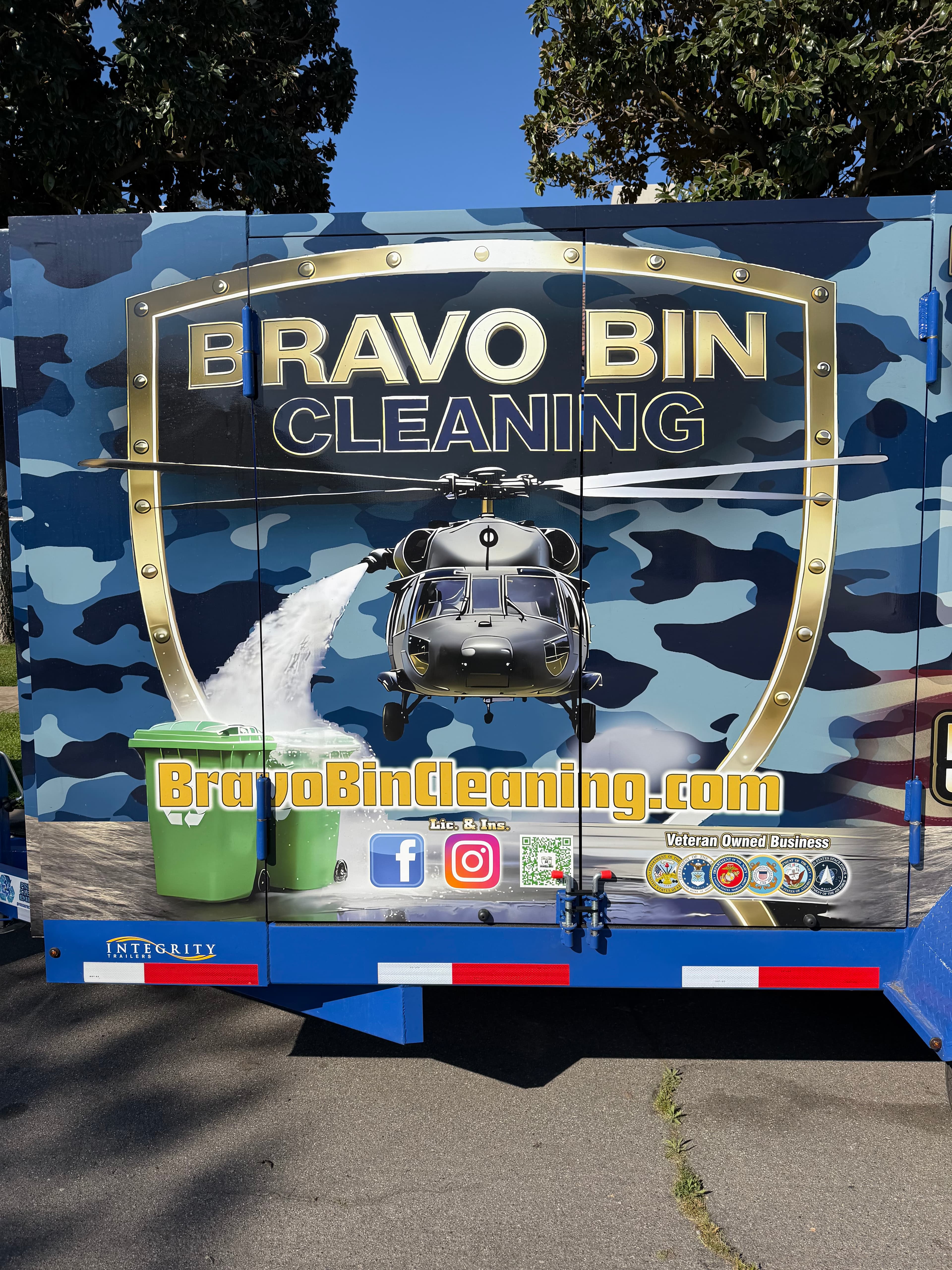 Bravo Bin Cleaning LLC website screenshot